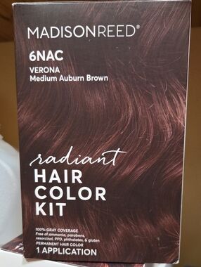 Madison Medium Auburn Brown Hair Color Kit - 6NAC